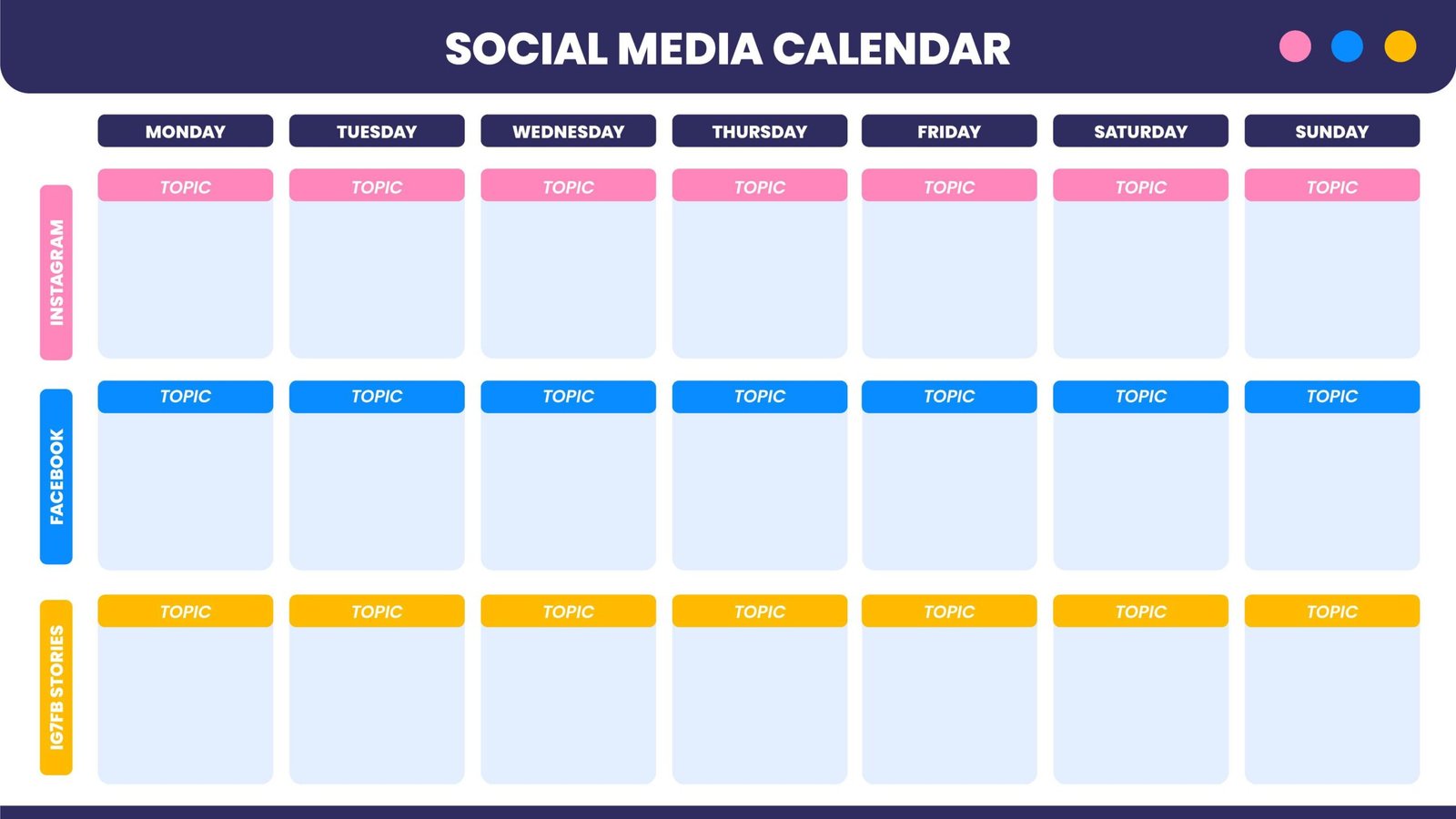 9 Ejemplos De Calendarios De Contenidos Para Redes Sociales Agencia